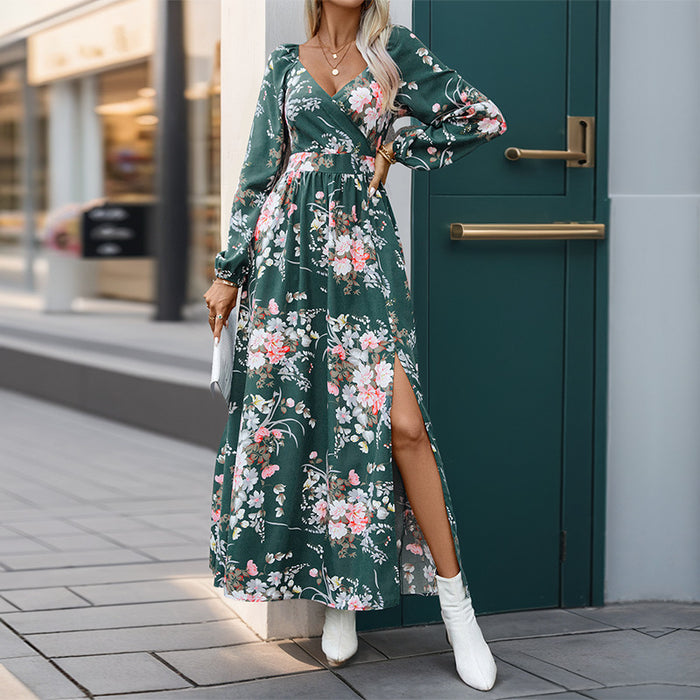 Floral Split Maxi Dress