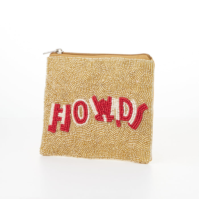 Howdy Seed Beads Coin Pouch