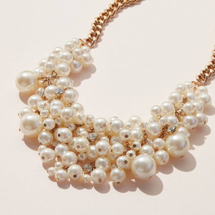 Classic Pearl Statement Necklace