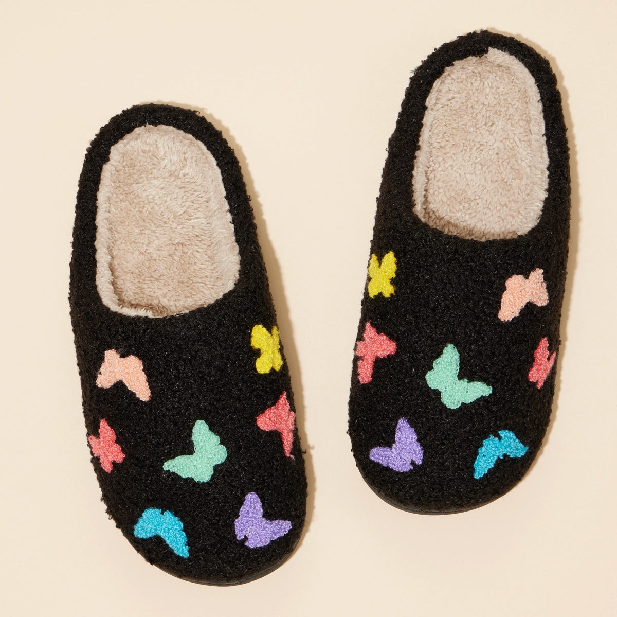 Multi Butterflies Home Slippers