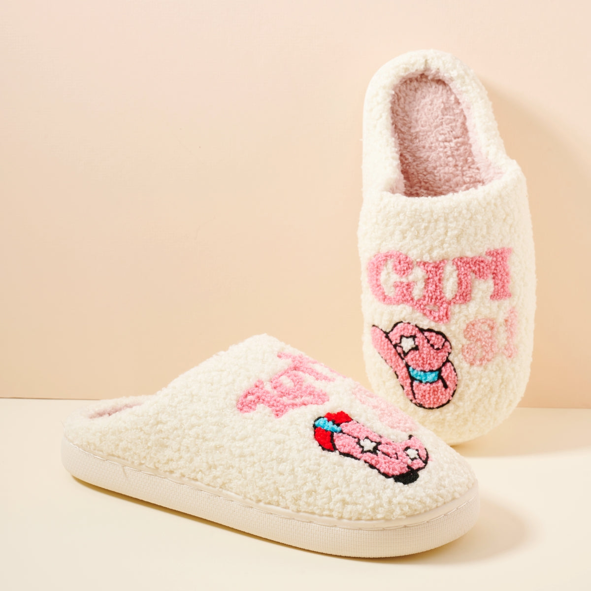 Let's go girl Home Slippers