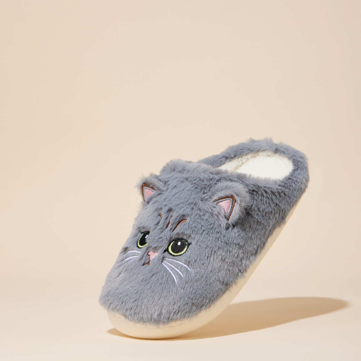 Kitten Fuzzy Home Slippers