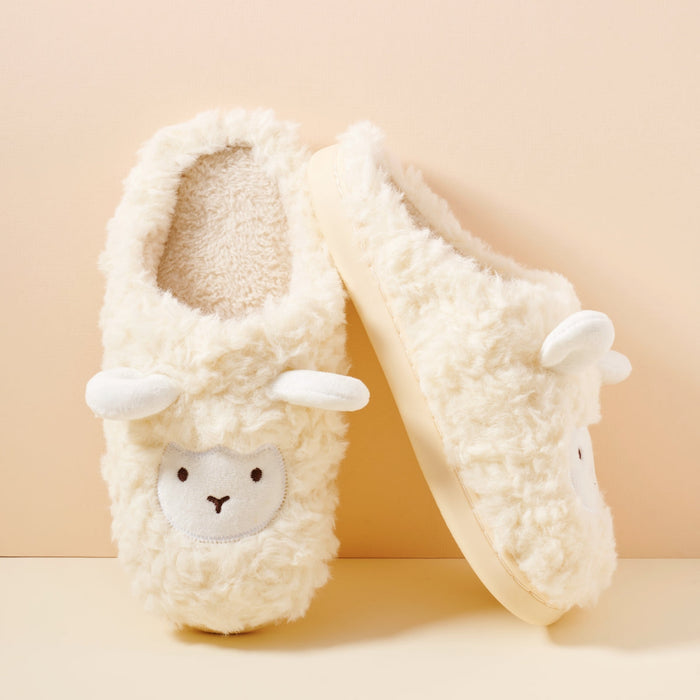 Lamb Basic Fuzzy Slippers