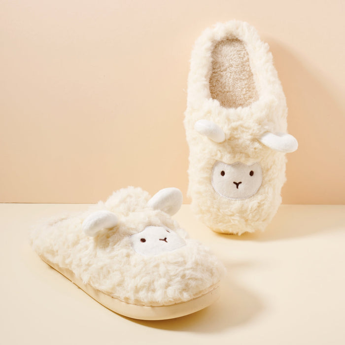 Lamb Basic Fuzzy Slippers