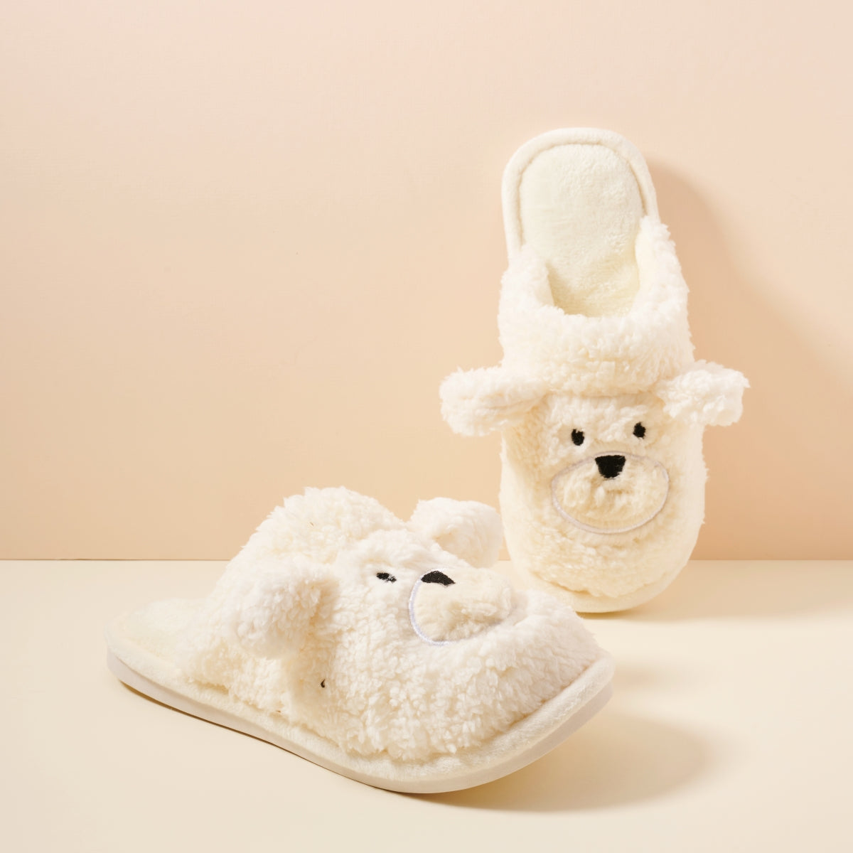 Dog Basic Fuzzy Slippers