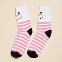 Christmas Fuzzy Socks Assorted Pack of 4