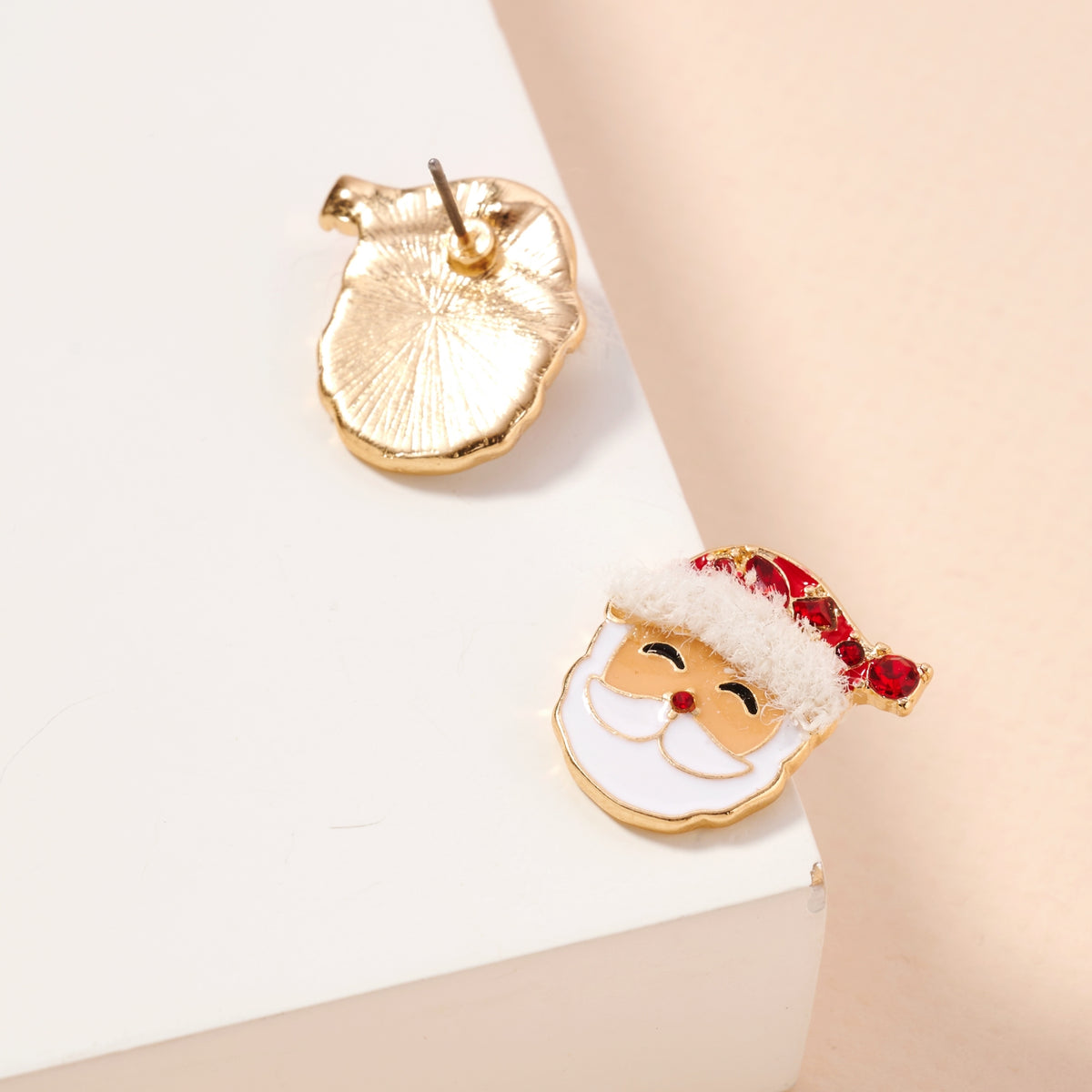 Christmas Santa Claus Stud Earrings