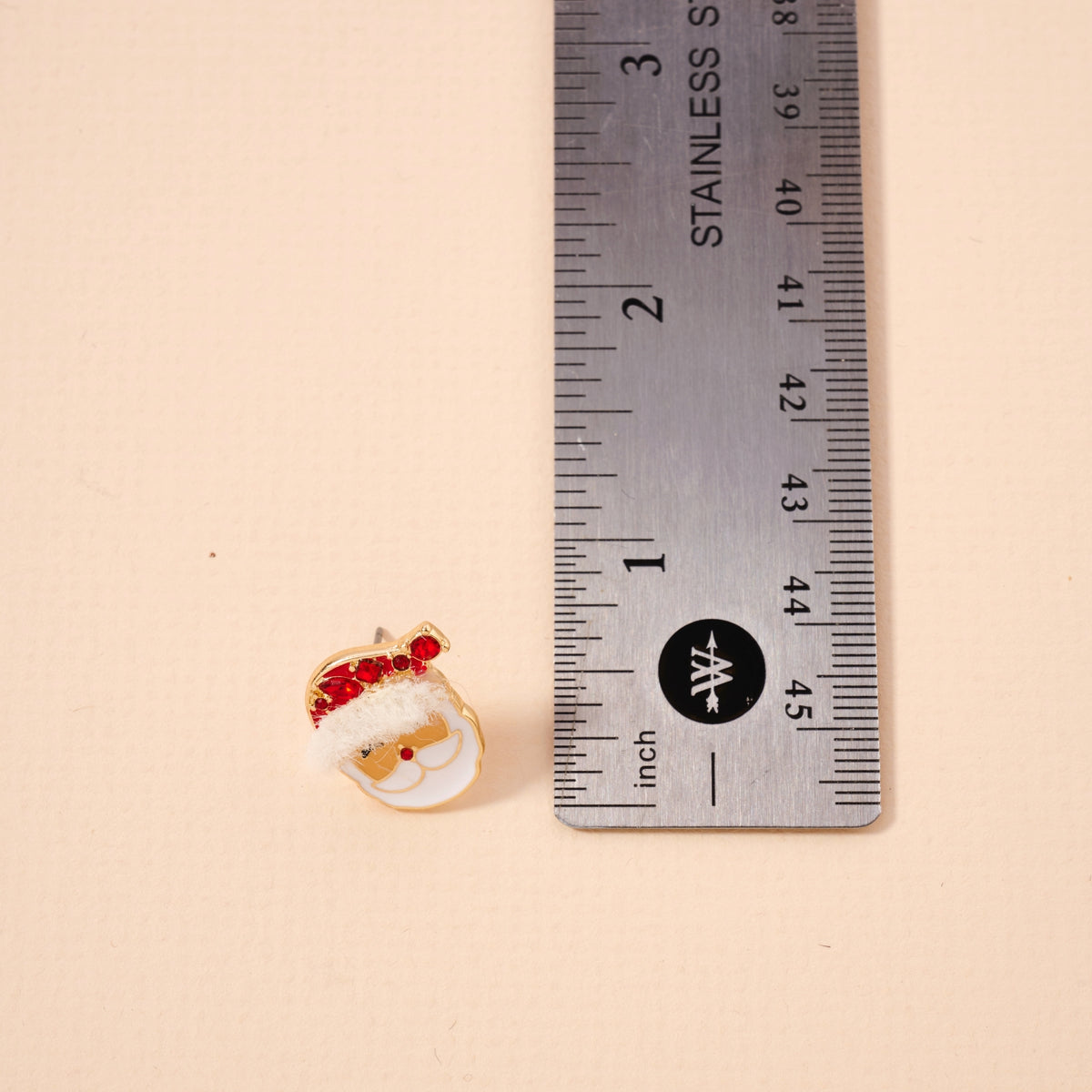 Christmas Santa Claus Stud Earrings