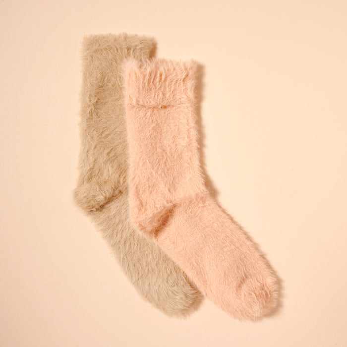 Fuzzy Crew Socks Assorted Pack of 6