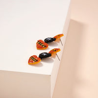 Halloween Trick Or Treat Hearts Dangling Earrings