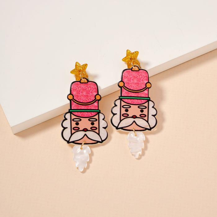 Christmas Nutcracker Dangling Earrings