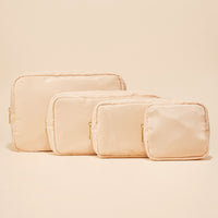 Traveler Nylon Cosmetic Pouch Set