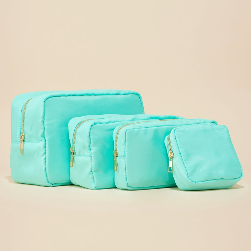 Traveler Nylon Cosmetic Pouch Set