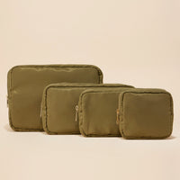 Traveler Nylon Cosmetic Pouch Set