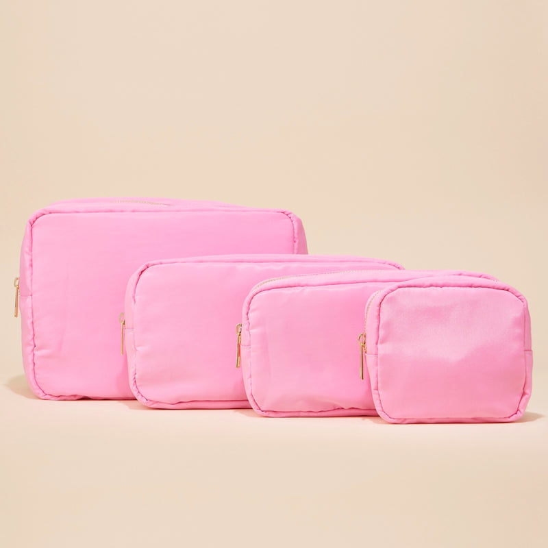 Traveler Nylon Cosmetic Pouch Set