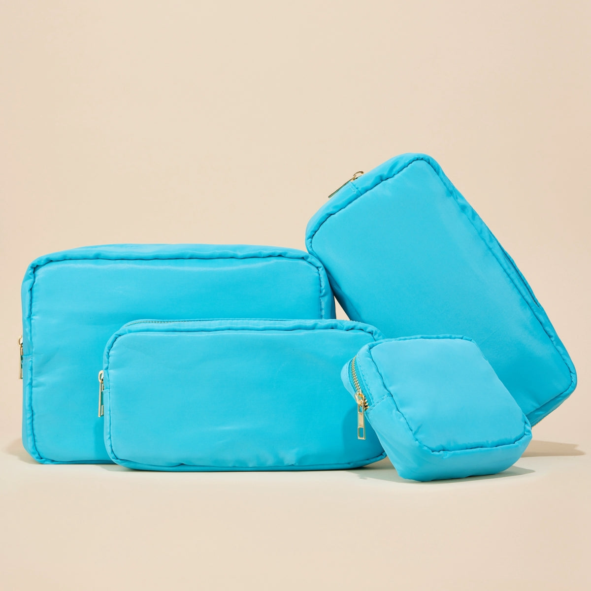 Traveler Nylon Cosmetic Pouch Set