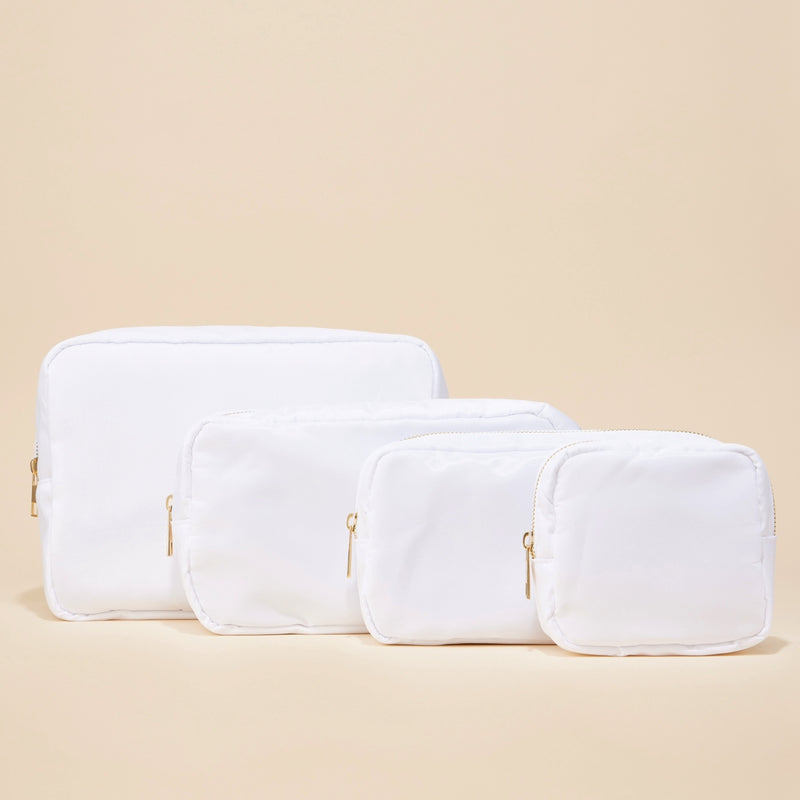 Traveler Nylon Cosmetic Pouch Set