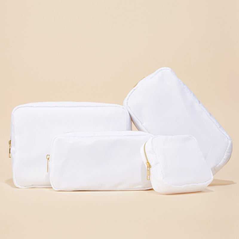 Traveler Nylon Cosmetic Pouch Set