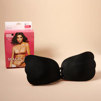 Wing Shape Nude Backless Silicone Adhesive Bra