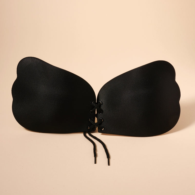 Wing Shape Nude Backless Silicone Adhesive Bra