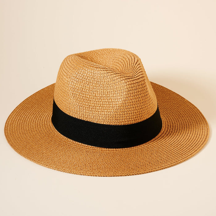 Straw Fedora Hat