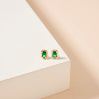 12 Assorted Birth Stone Stud Earrings