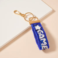 Game Day Seed Beaded Key Chains