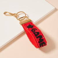 Game Day Seed Beaded Key Chains