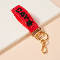 Game Day Seed Beaded Key Chains